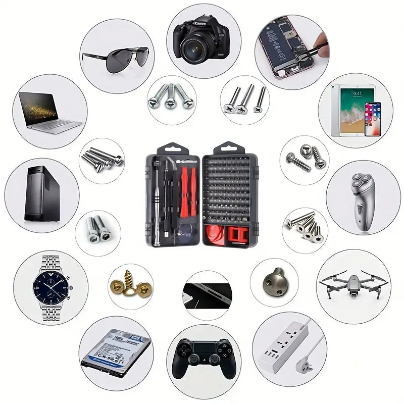 Kit Tournevis de Précision 115-en-1