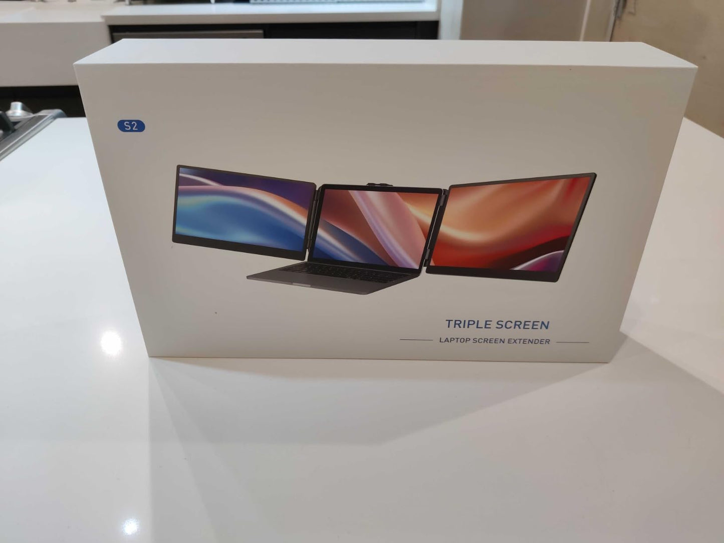🔥 Kwumsy S2 – Triple Rallonge d’Écran pour Ordinateur Portable | 14" FHD IPS x2